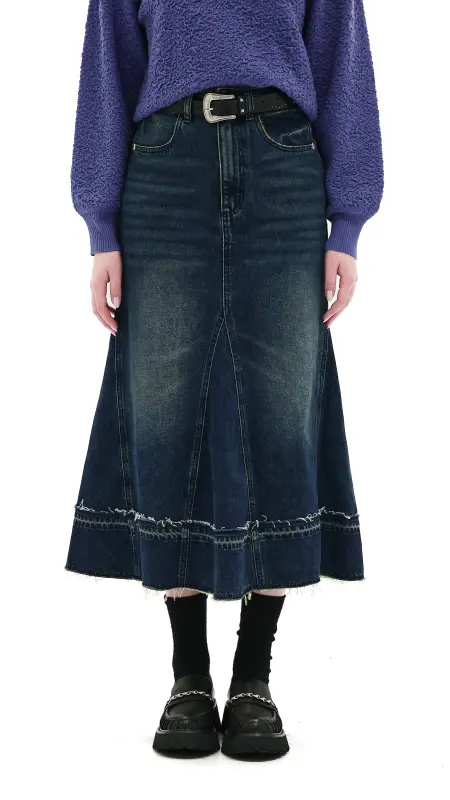 Denim Fishtail Skirt online