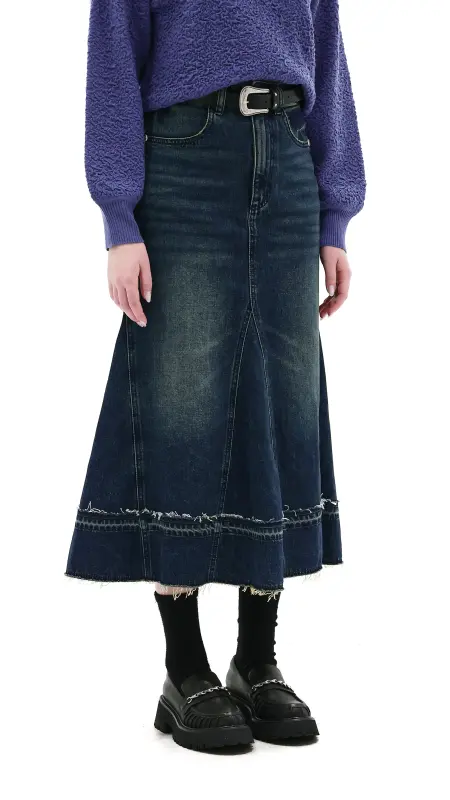 Denim Fishtail Skirt online