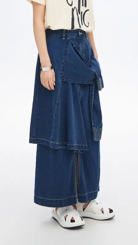 Rebuilt Denim Skirt online