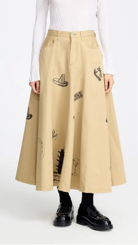 Souvenir Flare Skirt online