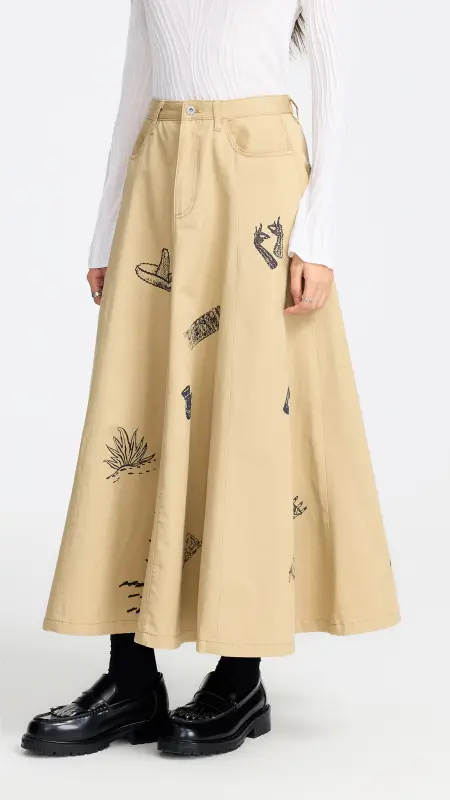 Souvenir Flare Skirt online
