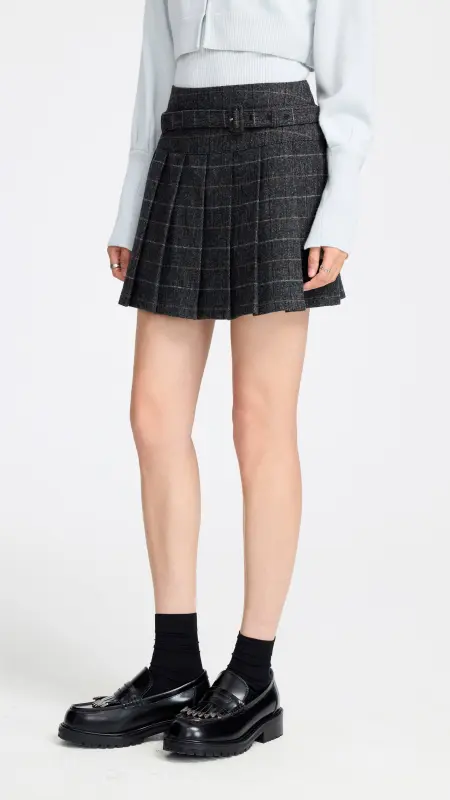 Woolen Pleated Skirt online
