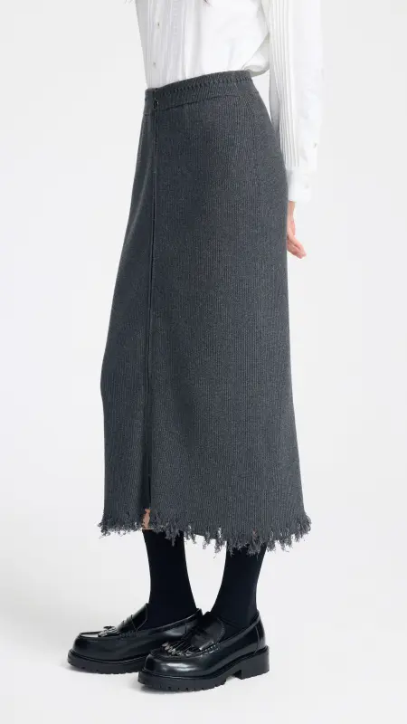 Zip-up Knitted Pencil Skirt online